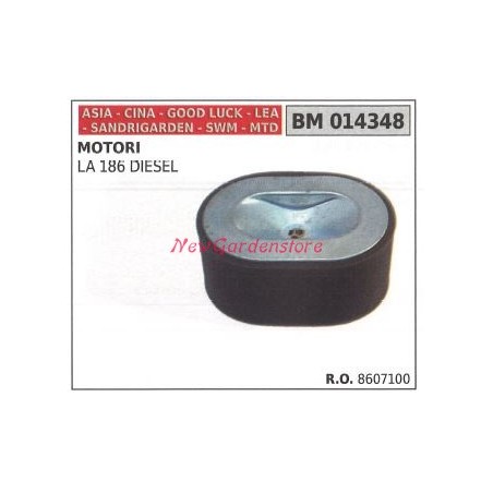 Filtre à air CHINA moteur générateur LA 186 DIESEL 014348 | Newgardenstore.eu