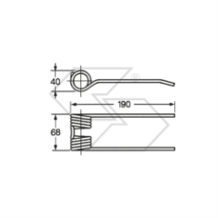 Spring for CLAAS Variant A14703 Self-Loading Mower-Conditioner Pick-Up | Newgardenstore.eu