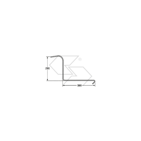 Spring for J. DEERE ROSSI-I.M.A. ABBRIATA CICORIA-REMY A14310 star rakes | Newgardenstore.eu