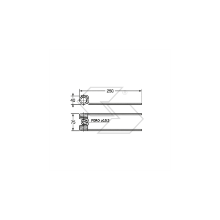 Spring for I.M.A. LA ROCCA SAMA A14017 rakes | Newgardenstore.eu