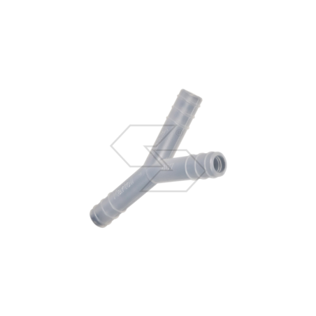 Transparent Y-shaped food fitting Ø 8 A21760 | Newgardenstore.eu