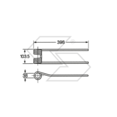 Molla per girello BCS BORSARI MAINARDI A14160
