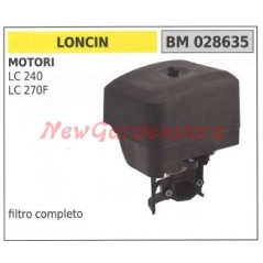 Air filter and holder LONCIN lawn mower engine LC 240 270F 028635 | Newgardenstore.eu
