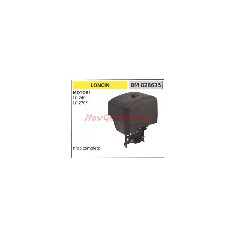 Luftfilter und Halterung LONCIN Rasenmähermotor LC 240 270F 028635
