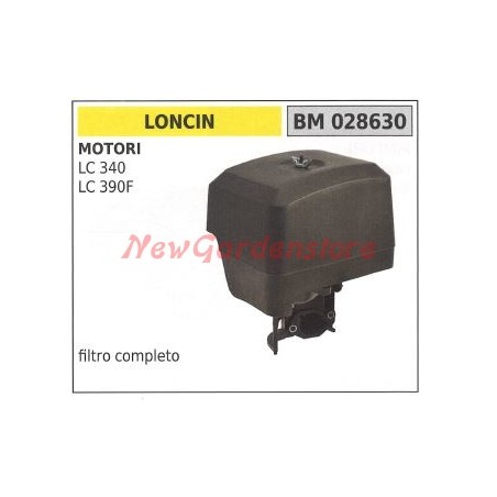 LONCIN air filter support for LC 340 390F lawn tractor engine 028630 | Newgardenstore.eu