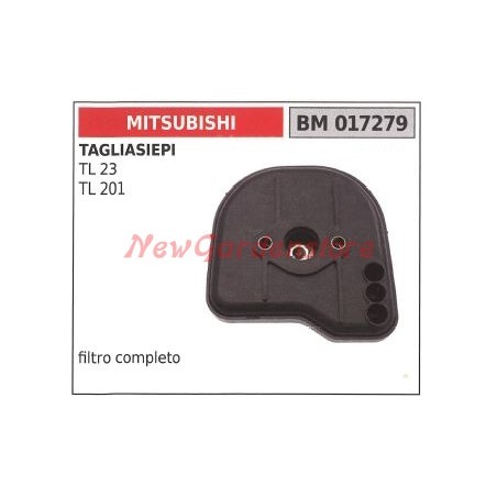 Filtro aria MITSUBISHI motore 2tempi montato su tagliasiepe TL23 017279 | Newgardenstore.eu