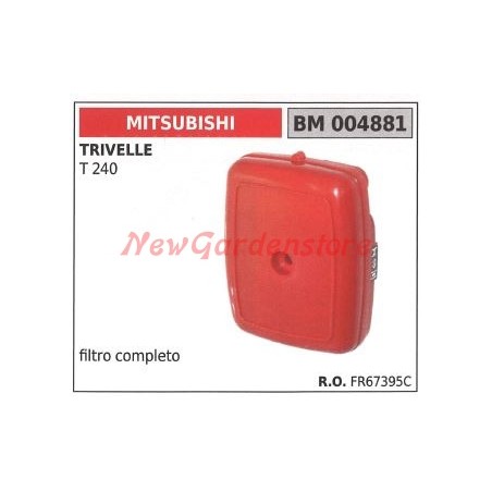 Filtro aria e supporto MITSUBISHI motore 2tempi montato su trivella T 240 004881 | Newgardenstore.eu