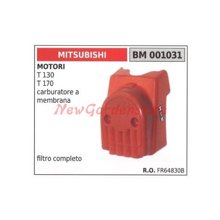 Filtro aria supporto MITSUBISHI motore decespugliatore tagliasiepe T130 001031 | Newgardenstore.eu