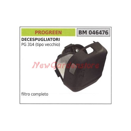 PROGREEN Filtre à air pour débroussailleuse PG 314 ancien modèle 046476 | Newgardenstore.eu