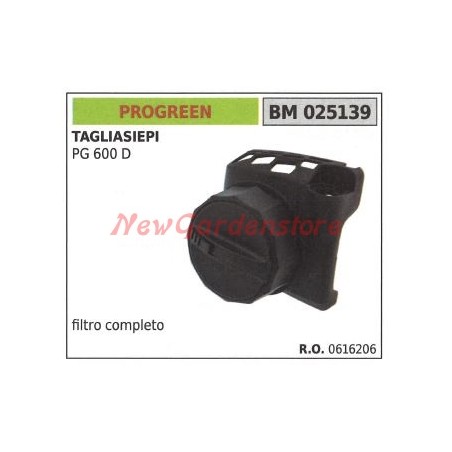 PROGREEN Support de filtre à air pour taille-haie PG 600 D PG600D 025139 | Newgardenstore.eu