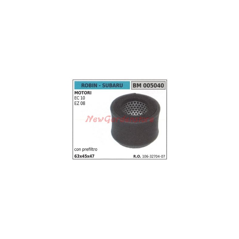 Filtro de aire con prefiltro ROBIN para motor de desbrozadora EC 10 EZ 08 005040