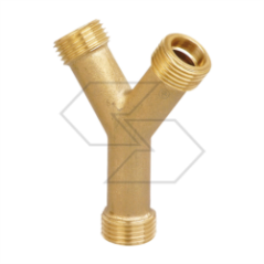 Y-VERBINDER AUS MESSING G 1/2'' A8304027 | Newgardenstore.eu