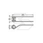 Spring for FAHR 2nd series A14171 swivel