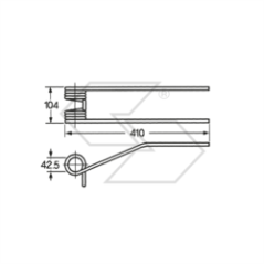 Molla per girello GALFRÈ Mod. GTS A14620