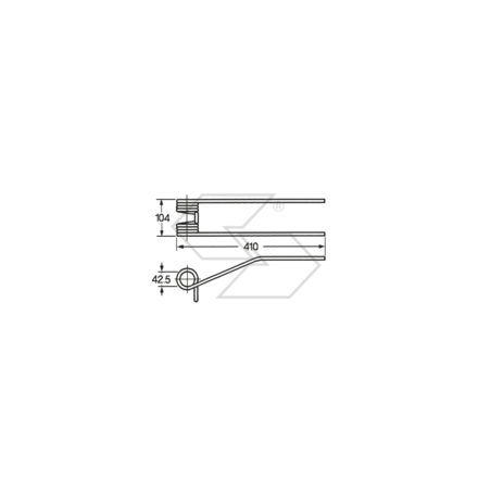 Spring for GALFRÈ walker Mod. GTS A14620 | Newgardenstore.eu