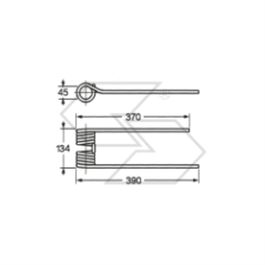 Spring for KRONE SX A14610 swivel | Newgardenstore.eu