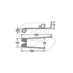 Spring for CONTINENTAL FRANDENT 41003208R A14603 walker | Newgardenstore.eu
