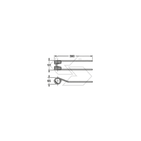 Spring for SLAM wide type swivel A14164 | Newgardenstore.eu
