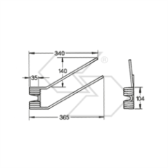 Molla per girello GALFRÈ SX 1° serie A14169