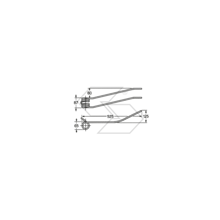 Spring for SLAM 3-coil rakes A14248 | Newgardenstore.eu