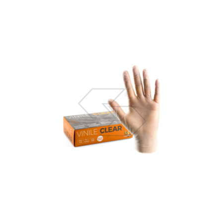 Disposable vinyl glove - size M - Pack of 100 pcs R341554 | Newgardenstore.eu