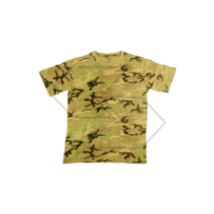 CAMOUFLAGE COTTON T-SHIRT 200G. SIZE M R342400