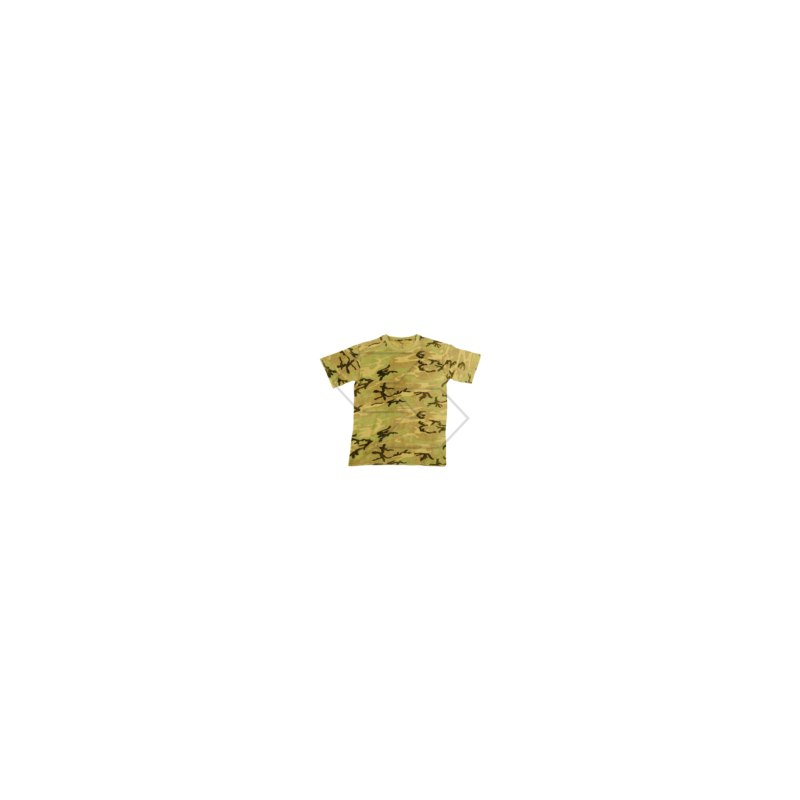 T-Shirt aus Baumwolle mit Tarnmuster, 200 g, Größe M, R342400