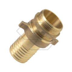 3-teiliger gerader Messing-Schlauchverbinder 25 mm 1” A01301 | Newgardenstore.eu