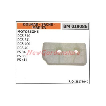 DOLMAR-Luftfilter für Kettensäge DCS 340 341 400 401 019086 | Newgardenstore.eu