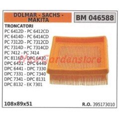 DOLMAR Luftfilter für Blockbandsäge PC 6412D 6414CD 6414CD 7312D 7312CD 046588