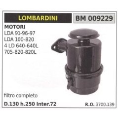 Air filter and support LOMBARDINI motor cultivator LDA91 LDA96 LDA97 3700.139