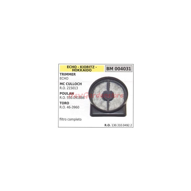 ECHO Luftfilter ECHO Freischneider MC CULLOCH POULAN 004031