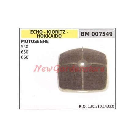 Filtro de aire ECHO para motosierra 550650660 007549 | Newgardenstore.eu