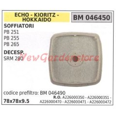 ECHO blower air filter PB 251 255 Brushcutter SRM 280 046450