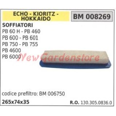 Filtre à air pour soufflerie ECHO PB 60 H 460 600 601 750 008269 | Newgardenstore.eu