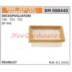 Filtro aria EMAK decespugliatore 746 753 755 BP 446 61120018 | Newgardenstore.eu