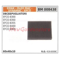 Filtro aria EMAK decespugliatore EFCO 8300 8350 8355 8400 8405 008438