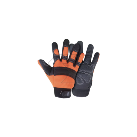 Chainsaw cut resistant glove with velcro - left - Class 2 (24 m/s) - size 11 R342737 | Newgardenstore.eu