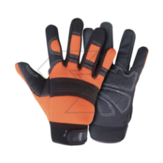 Schnittfester Kettensägenhandschuh mit Klettverschluss – links – Klasse 2 (24 m/s) – Größe 12 R342738 | Newgardenstore.eu