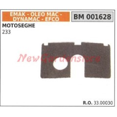 Filtre à air EMAK pour tronçonneuse OLEOMAC OLEO-MAC 233 3300030 original | Newgardenstore.eu