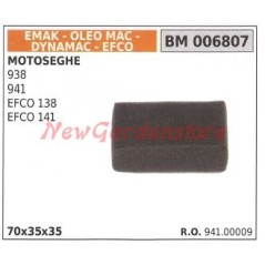 Filtro aria EMAK motosega 938 941 EFCO 138 141 006807 | Newgardenstore.eu