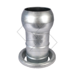 Zinc-plated ball and ring with hose connector 80 A19651 | Newgardenstore.eu
