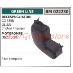 Filtro de aire desbrozadora GREEN LINE CG 335B GL 335 motobomba QGZ 25 30 022230 | Newgardenstore.eu