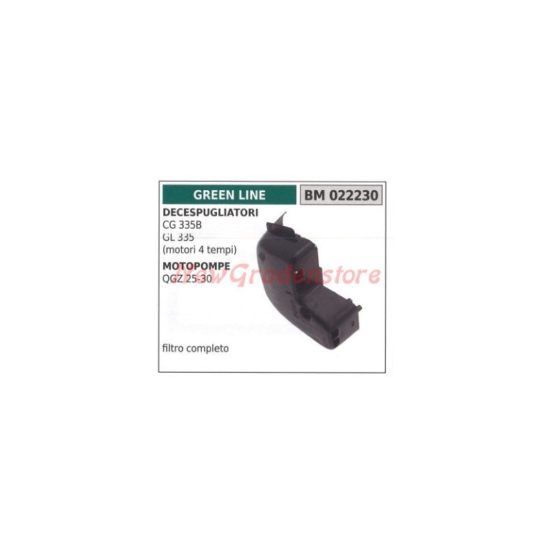 Filtro de aire desbrozadora GREEN LINE CG 335B GL 335 motobomba QGZ 25 30 022230