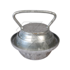 Zinc plated male cap 100 A19736 | Newgardenstore.eu