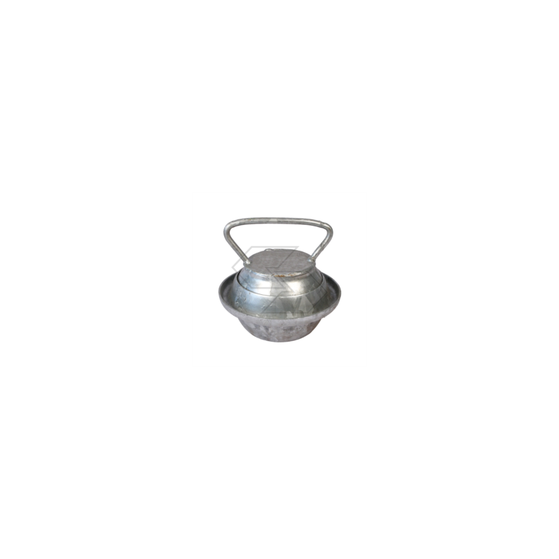 Zinc plated male cap 100 A19736