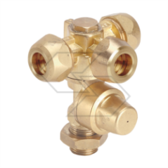 Getto atomizzatore triplo con antigoccia e ghiere - 3xATR/MGA - G 1/4 F A8269005 | Newgardenstore.eu