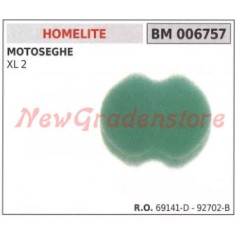 Filtro aria HOMELITE motosega XL 2 006757 | Newgardenstore.eu