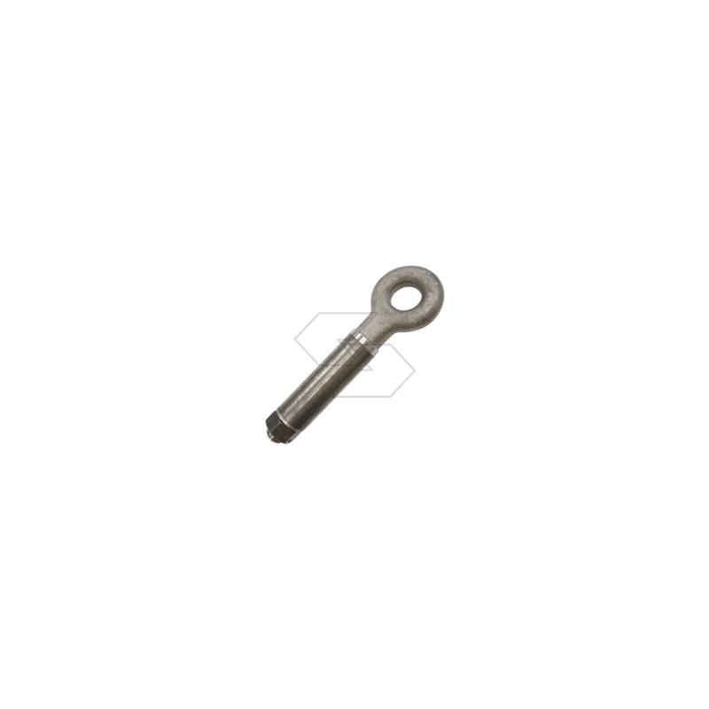 Lightweight swivel drawbar eye finished with non-approved socket and nut A04070