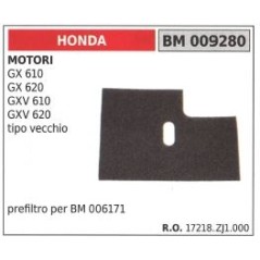 Filtre à air HONDA générateur GX 610 620 670 GXV 610 620 ancien type